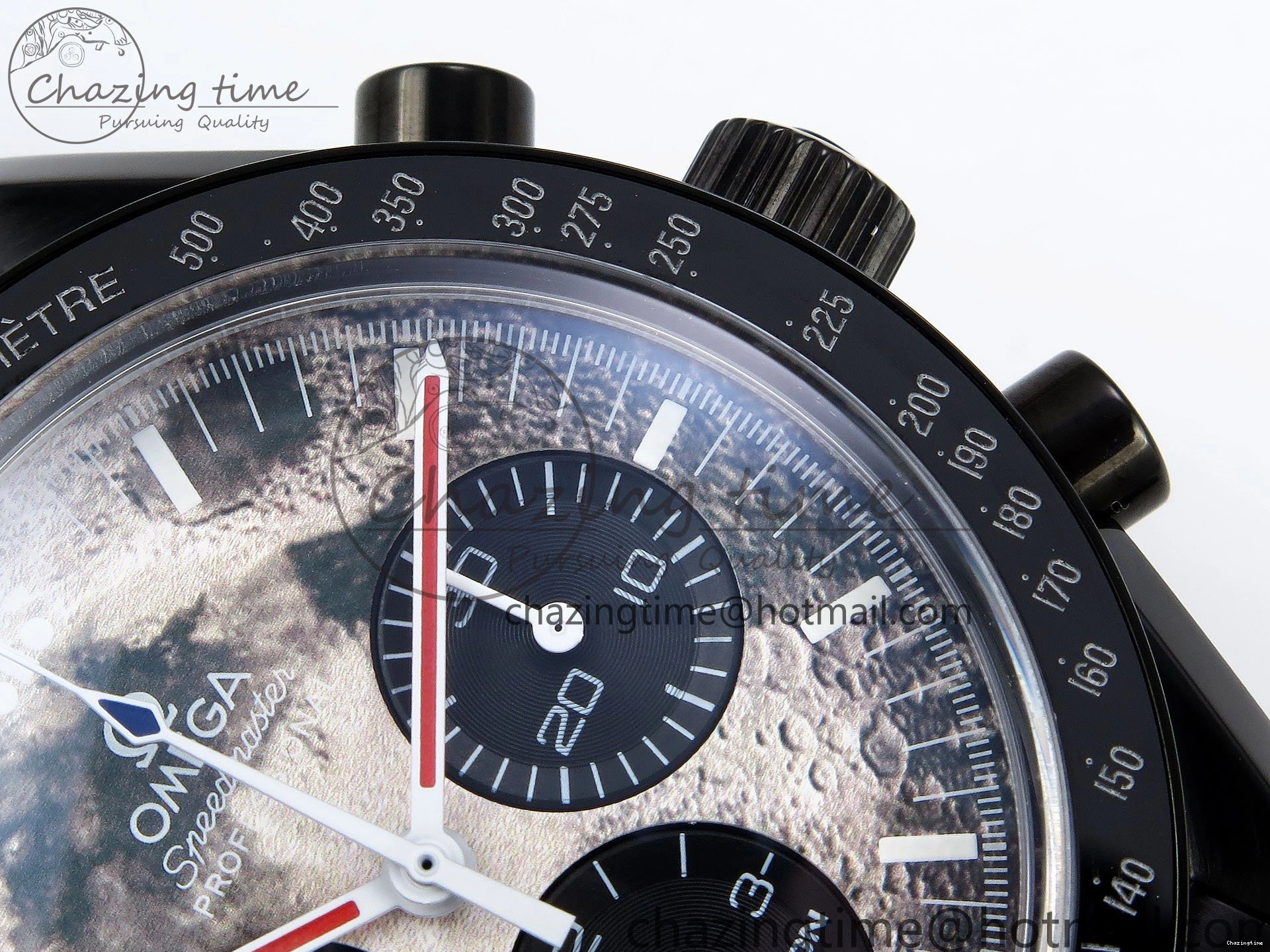 0515 Speedmaster Black Benom PVD Moon RMF Best Edition on PVD Bracelet Lemania HW WrinkleFree 7727